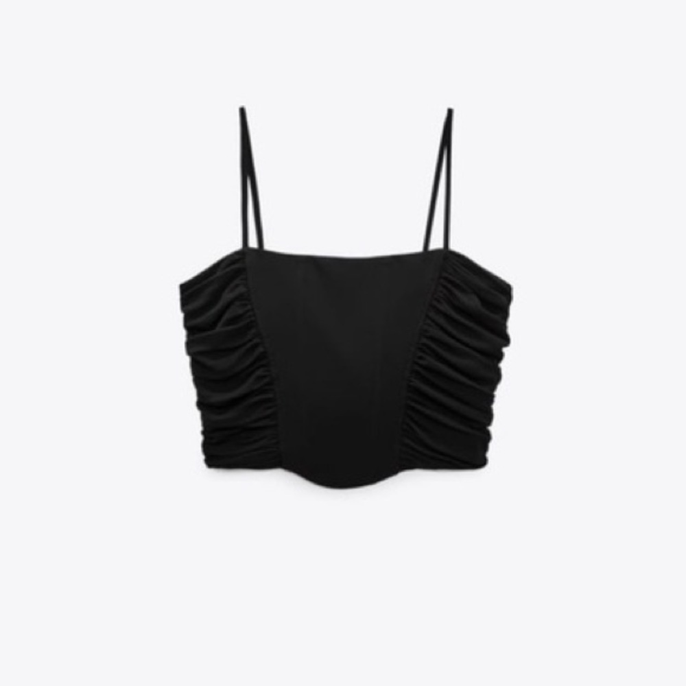 Zara Bustier Crop Top